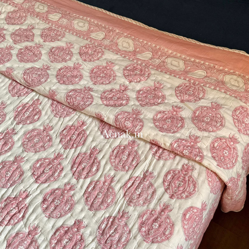 aenak-pink-anaar-handblock-printed-reversible-mulmul-cotton-quilt