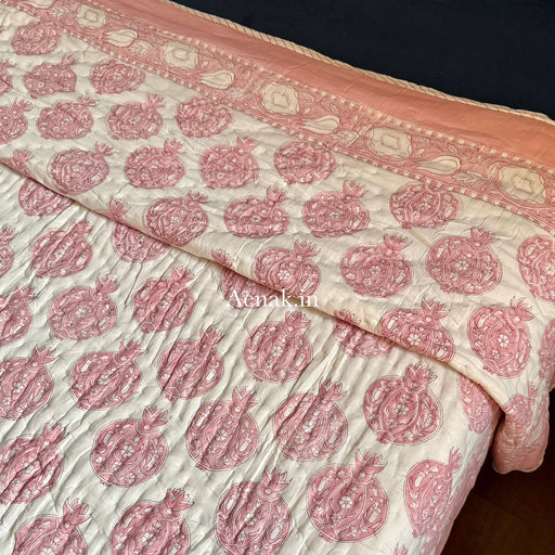 aenak-pink-anaar-handblock-printed-reversible-mulmul-cotton-quilt