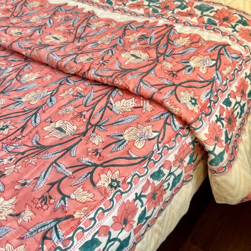 aenak-light-peach-floral-handblock-printed-reversible-mulmul-cotton-quilt-copy