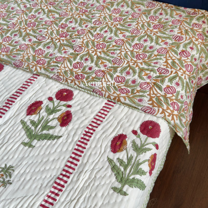 aenak-red-dahlia-handblock-printed-reversible-mulmul-cotton-quilt