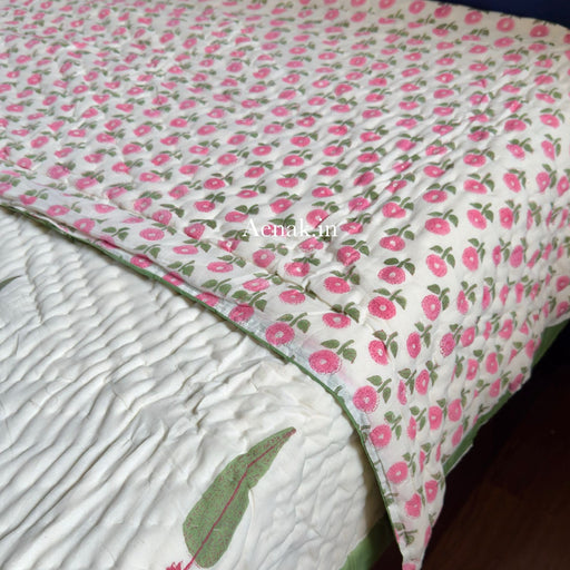 aenak-pink-periwinkle-handblock-printed-reversible-mulmul-cotton-quilt