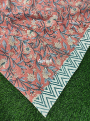 aenak-peach-pink-floral-garden-handblock-waffle-cotton-towel-copy