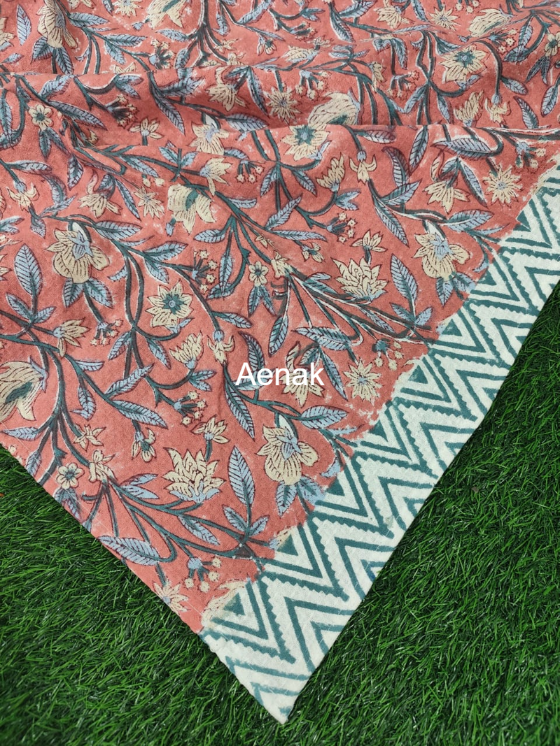 aenak-peach-pink-floral-garden-handblock-waffle-cotton-towel-copy