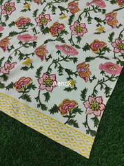 aenak-golden-bloom-handblock-waffle-cotton-towel-copy