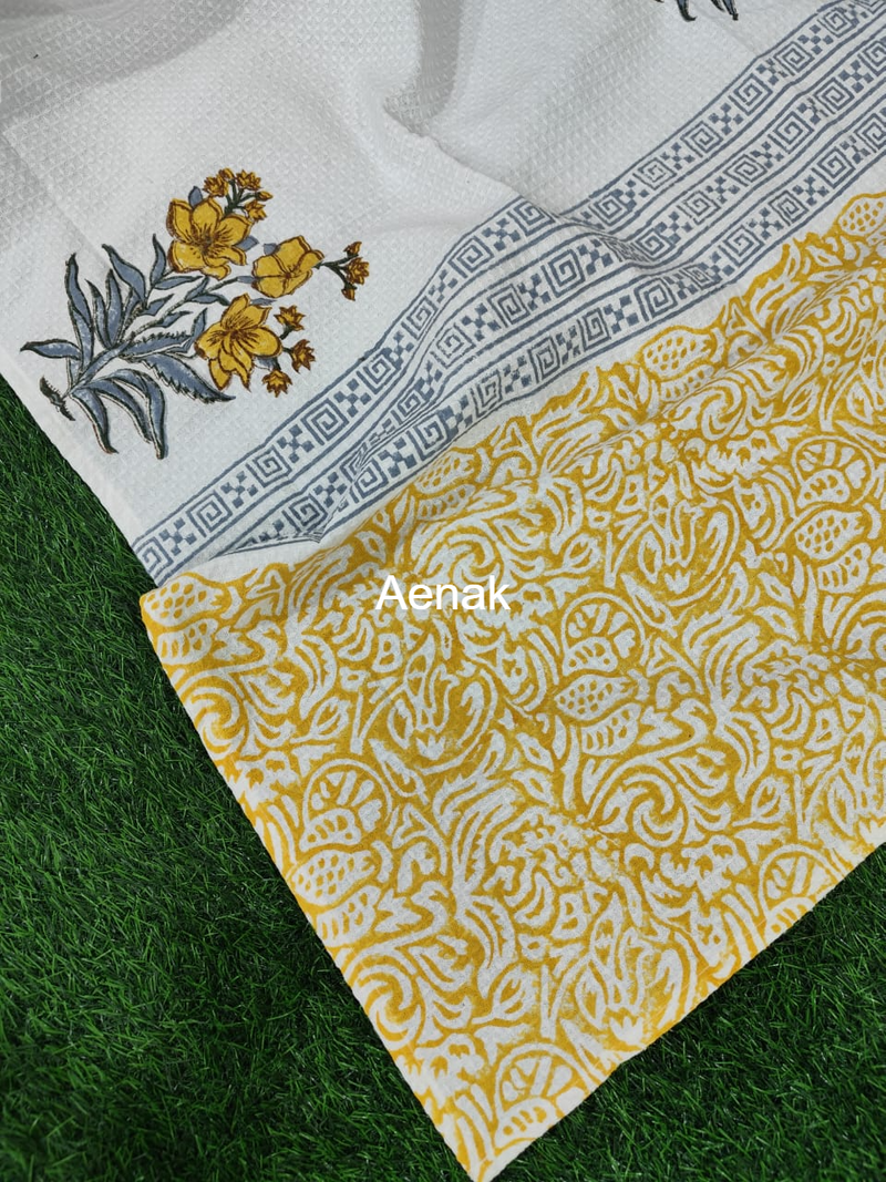aenak-yellow-phool-handblock-waffle-cotton-towel-copy