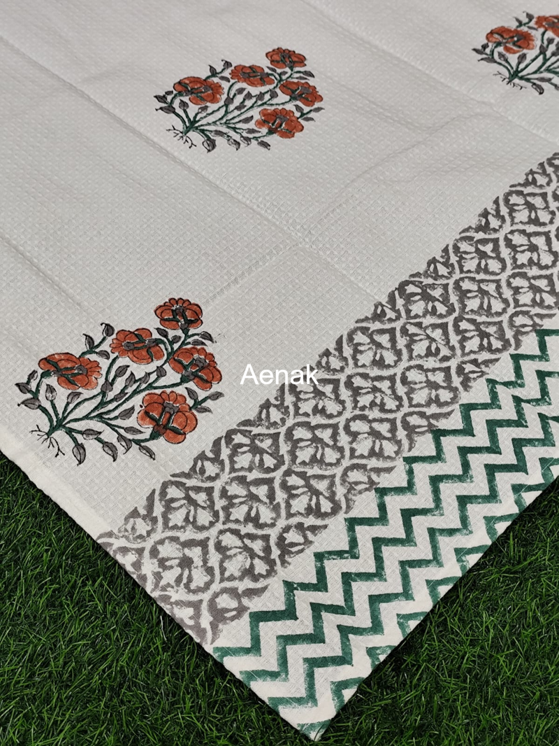 aenak-peach-floral-garden-handblock-waffle-cotton-towel-copy