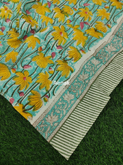 aenak-pink-lotus-handblock-waffle-cotton-towel-copy