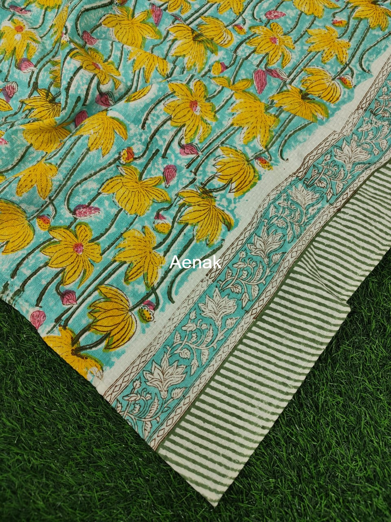 aenak-pink-lotus-handblock-waffle-cotton-towel-copy