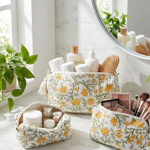 aenak-orange-sunflower-quilted-vanity-pouches-set-of-3-copy