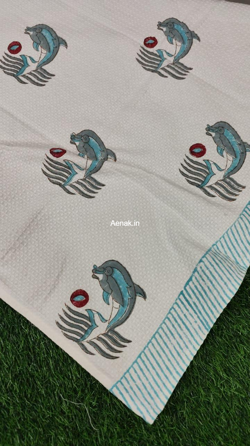 aenak-grey-dolphin-handblock-printed-waffle-cotton-bathing-towel
