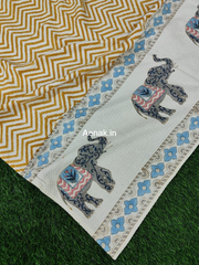 aenak-yellow-chevron-handblock-printed-waffle-cotton-bathing-towel