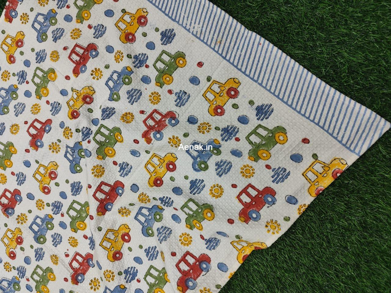 aenak-mini-cars-handblock-printed-waffle-cotton-bathing-towel