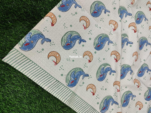 aenak-blue-whale-handblock-printed-waffle-cotton-bathing-towel