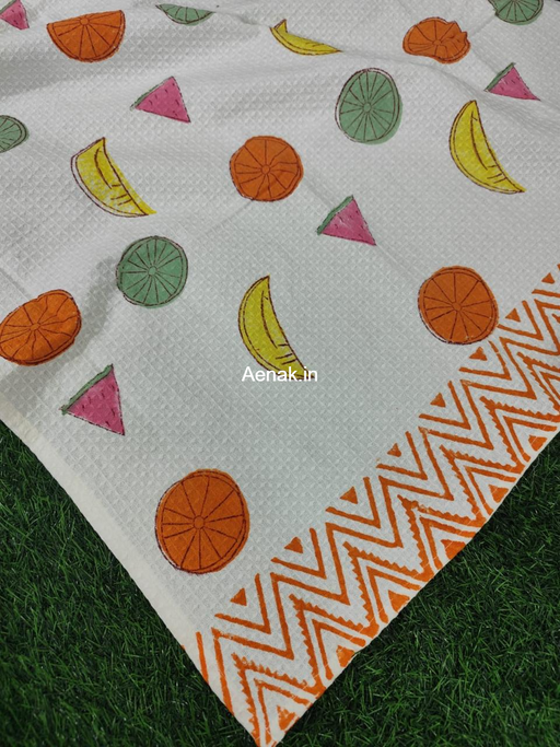 aenak-fresh-fruit-handblock-printed-waffle-cotton-bathing-towel