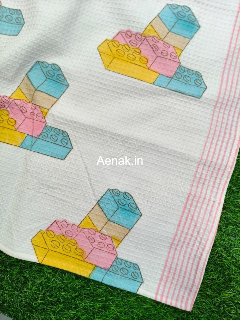 aenak-building-block-handblock-printed-waffle-cotton-bathing-towel