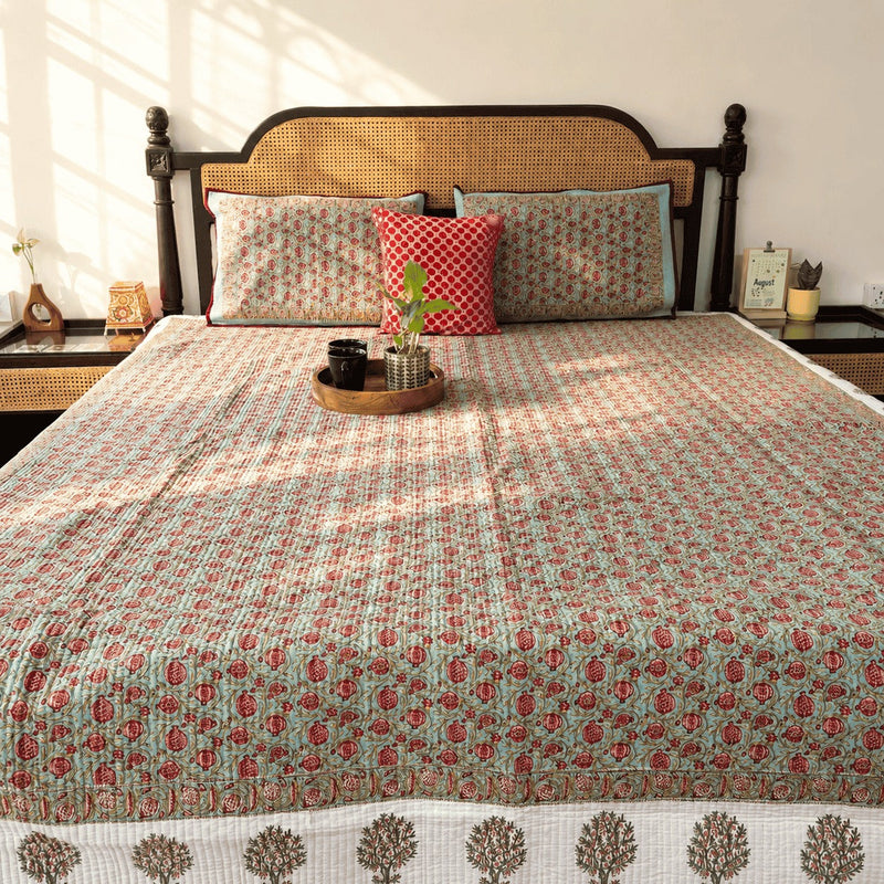 local-kala-anaar-quilted-and-reversible-handblock-bedcover-i-comforter