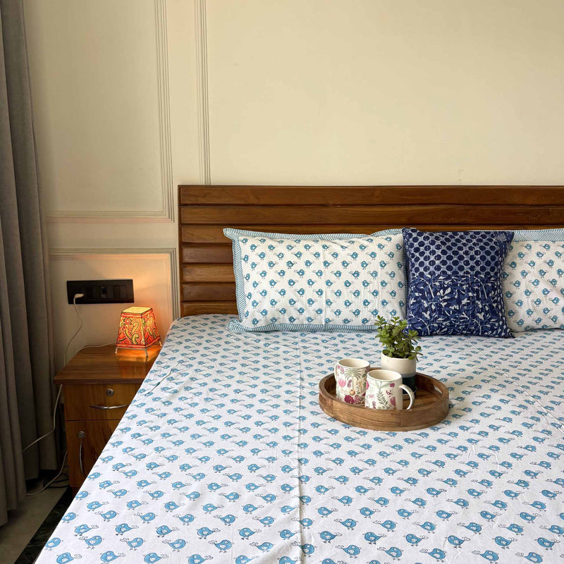 local-kala-blue-bird-hand-block-print-bedsheet-90x108-inches