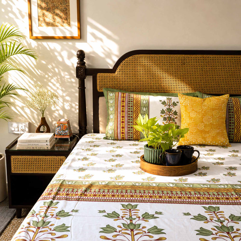 local-kala-b-07-white-flat-i-fitted-bedsheet-108x108-inches