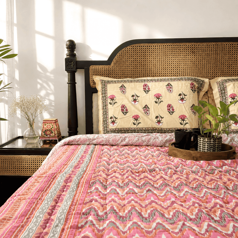 local-kala-niyati-pink-double-bed-razai-comforter