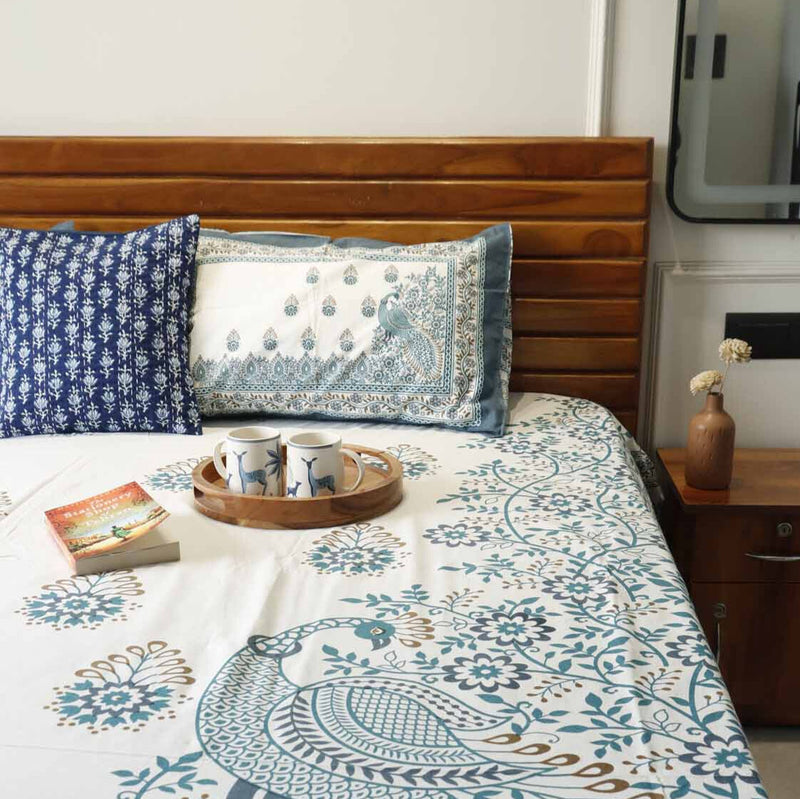 local-kala-peacock-double-bed-bedsheet-120x120