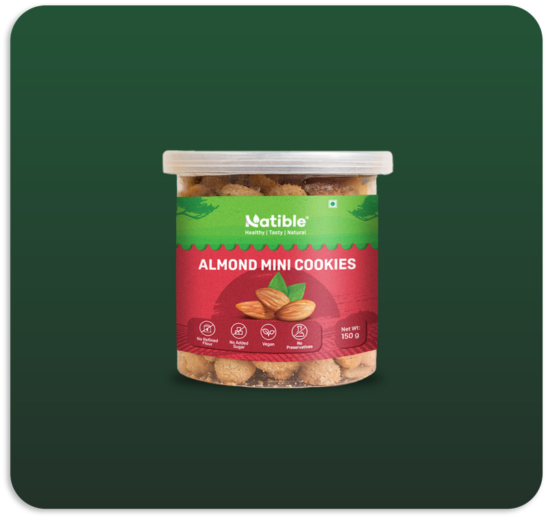 Almond Mini Cookies Variety Pack - Wholesome Snack Cookies (5.82 oz)