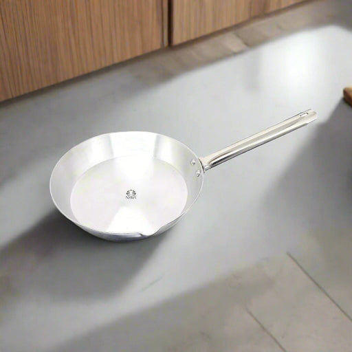 Aluminium Fry Pan with Stainless Steel Handle - for Cooking and Frying – Frying Pan