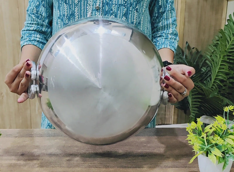 Aluminium Wok/Kadhai with – Cooking Wok