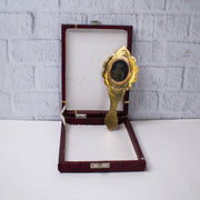 Aranmula Flower Edge Wall Hanging Kannadi/ Mirror – Utensil