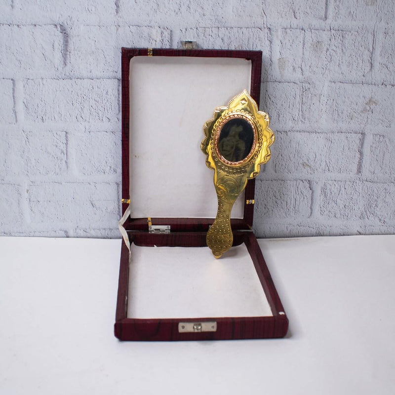 Aranmula Flower Edge Wall Hanging Kannadi/ Mirror – Utensil