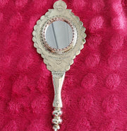 Aranmula Round Wall Hanging Kannadi/Mirror – Utensil