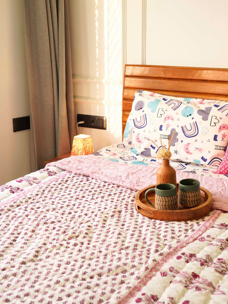 local-kala-orchid-pink-single-bed-razai-comforter-1