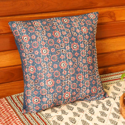 local-kala-ajrak-violet-kantha-cushion-cover