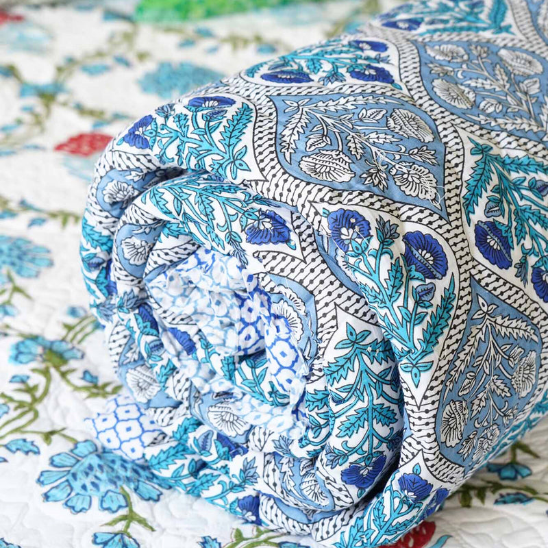 local-kala-khushi-blue-single-bed-razai-comforter