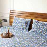 local-kala-starry-night-hand-block-bedsheet-100x108-inches