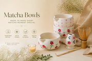 ceramic-kitchen-red-pink-floral-matcha-bowl-whisk-holder-set