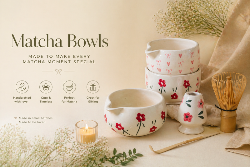 ceramic-kitchen-red-pink-floral-matcha-bowl-whisk-holder-set
