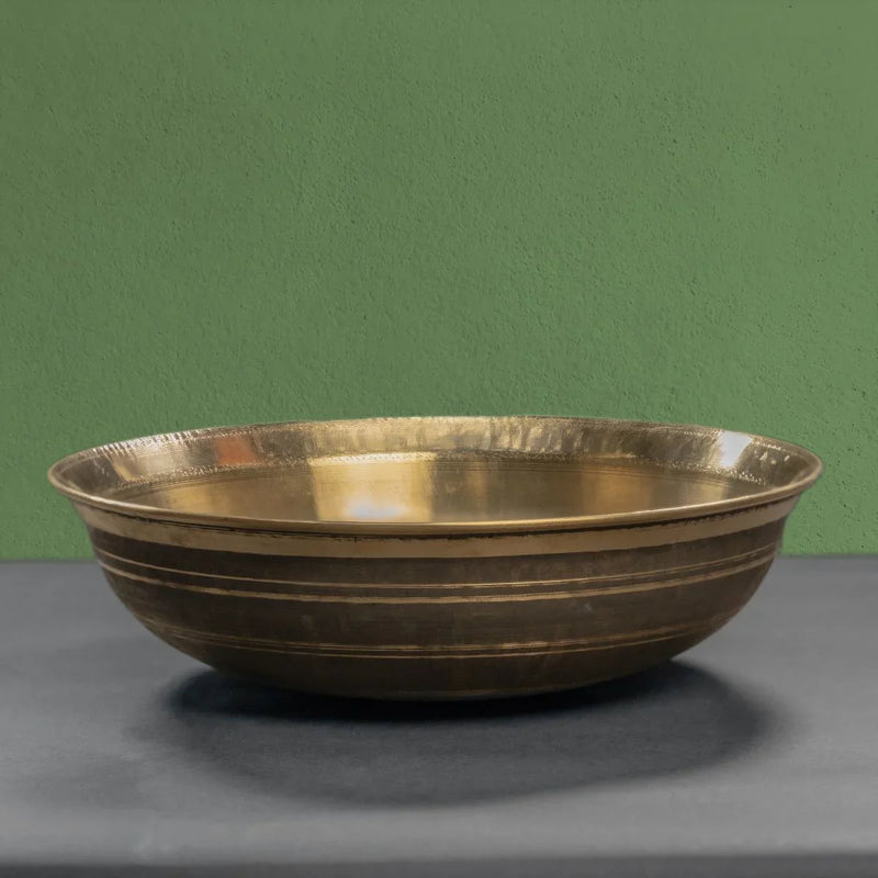 Brass Basin Paraat – Dough Plate