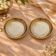 zishta-brass-floral-pooja-plate-small-set-of-2