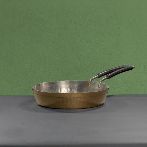 Brass Fry Pan with Heat Resistant long handle – Cooking Pan