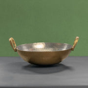 Brass Kadai without lid - Small – Brass Cooking Wok