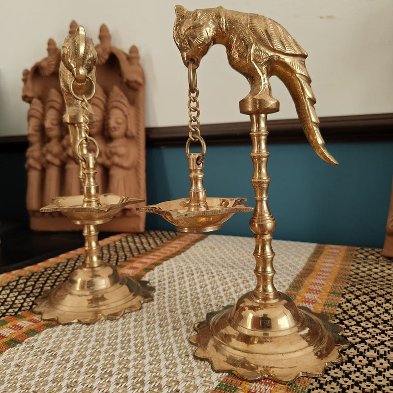 Brass Deepam Oil Lamp – Pooja Lamp