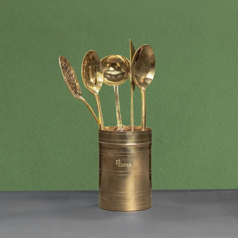 Brass Serving/Cooking Ladles - Set Of 5 – Serving Ladle