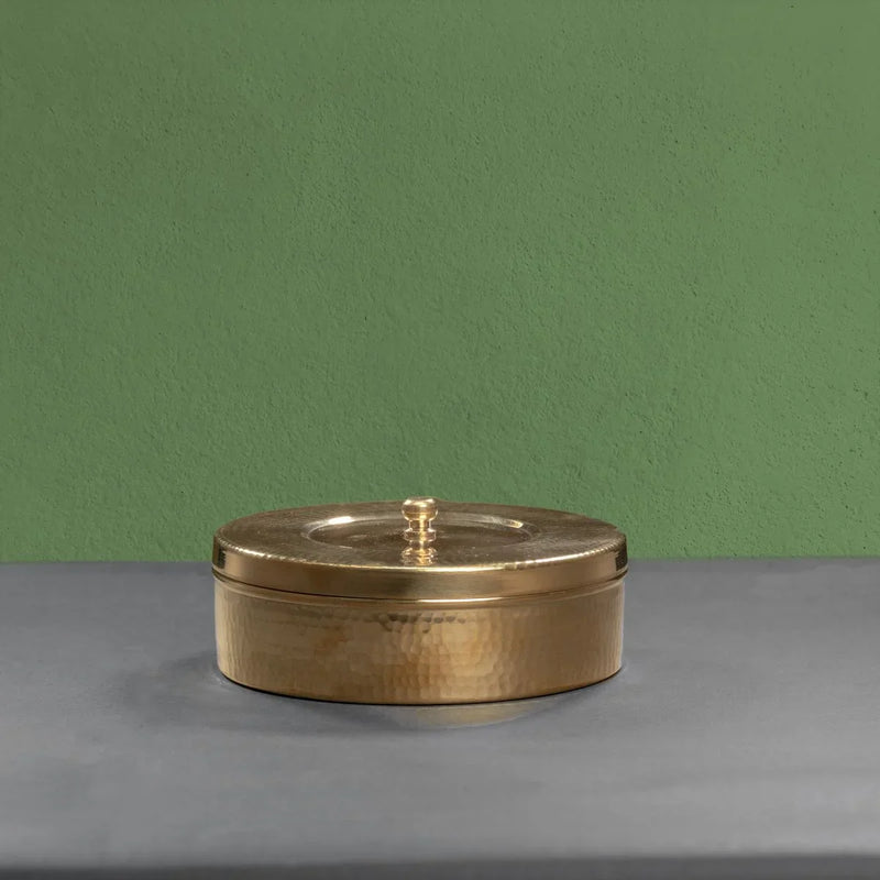 Traditional Brass Spice Box (Masala Dabba- Anjarai petti) – Utensil