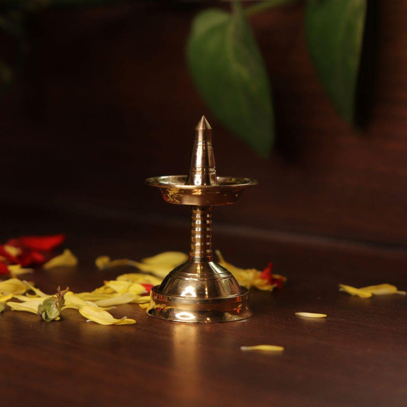Brass Mini Decor Kerala Deepam Set Of 4 – Oil Lamp