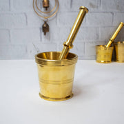 Brass Mortar & Pestle – Kitchen Utensil