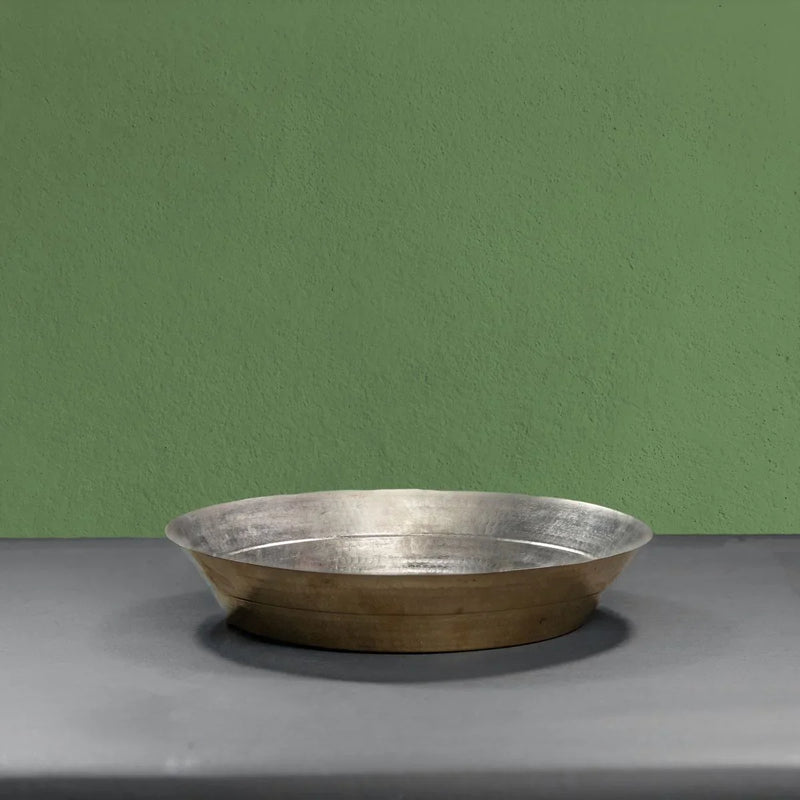 Brass Paraat with Tin Coating – Brass Dough Plate