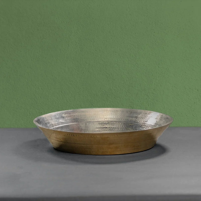 Brass Paraat with Tin Coating – Brass Dough Plate