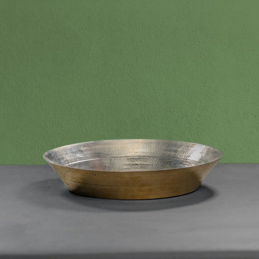 Brass Paraat with Tin Coating – Brass Dough Plate