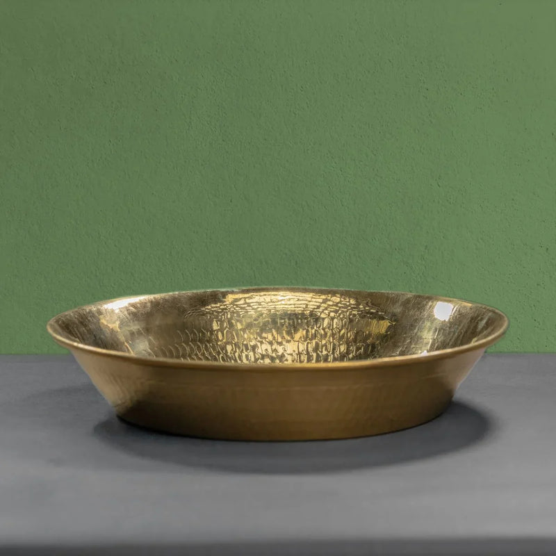 Brass Paraat Large Without Tin Coating (From Jandialaguru) – Brass Dough Plate