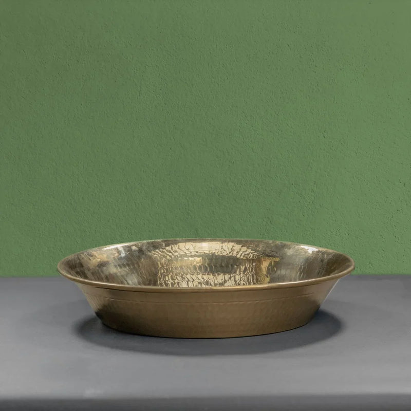 Brass Paraat Large Without Tin Coating (From Jandialaguru) – Brass Dough Plate